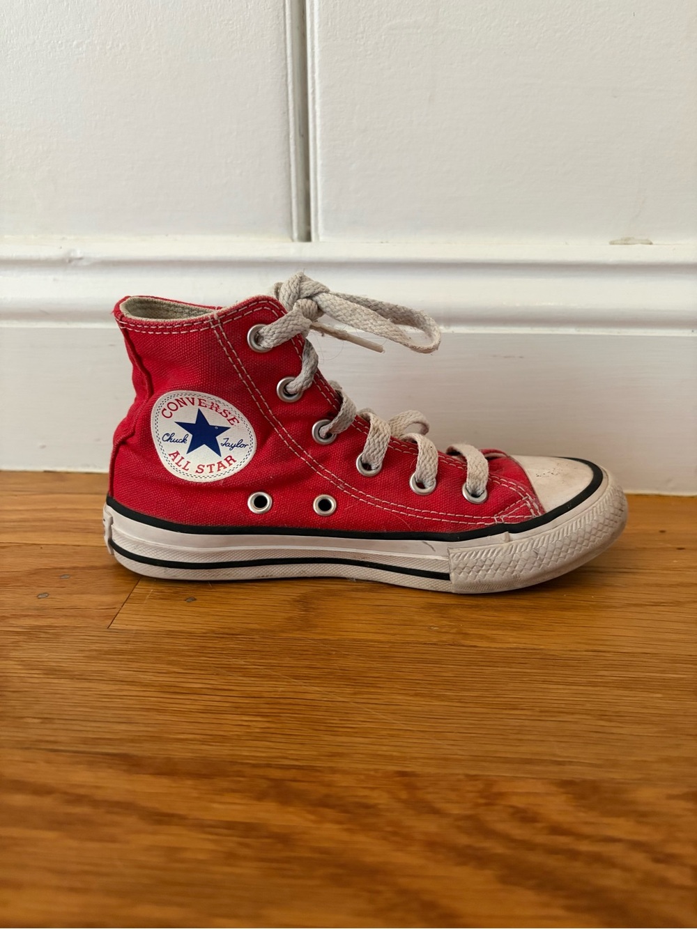 Converse Red High Top Canvas Sneaker